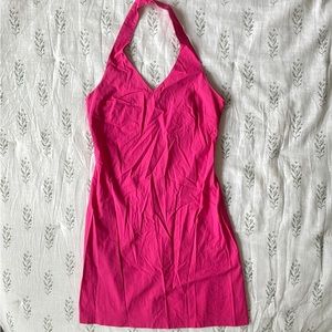 Vintage pink halter mini dress size XS
